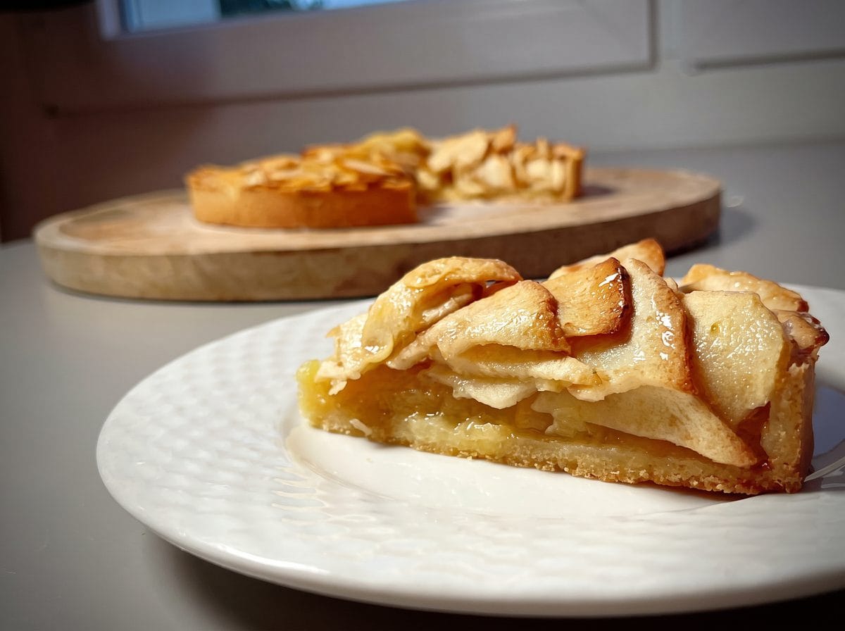 Tarte aux pommes et pâte sablée maison
